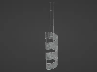 Zen chandelier 1 3D model