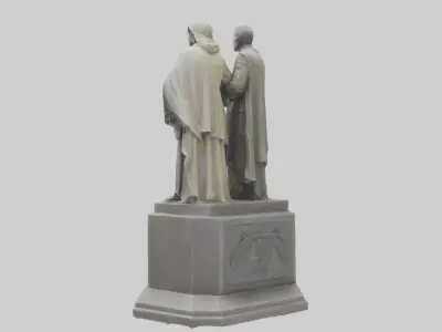 The Defenders of Peace statue model 3D model