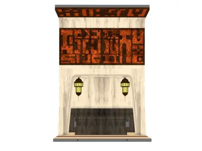 Ralph McQuarries Bazaar  - Set 2 - Shops 1-18 scale 3D print model