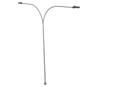 Lamp Post - Light Pole - Light Post - Street Light 07 3D model