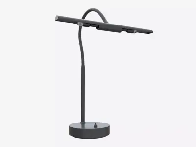 Piano metal table lamp 3D model