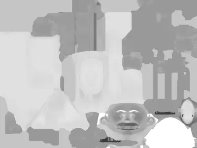 Vacuum Toilet Skibidi Toilet 3D Character Model and Animation Low-poly 3D model