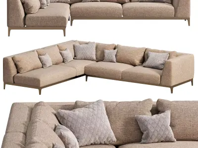 Olivier Sofa by Flou 3D model