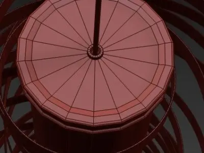 Vertigo Geometric Chandelier 3D model