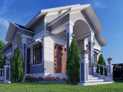 House 1 Floor  3D model