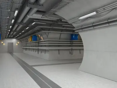 Bunker Tunnel 3D model