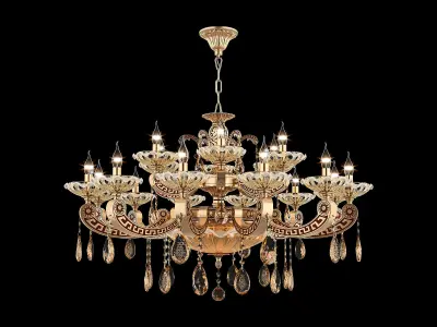 MD 89363-12-6-3 Osgona Chandelier 3D model