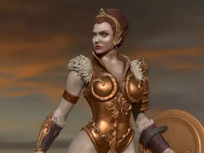 Teela fan art from winky 3D print model