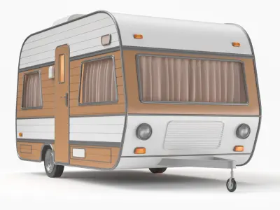  Caravan 3D Model 
