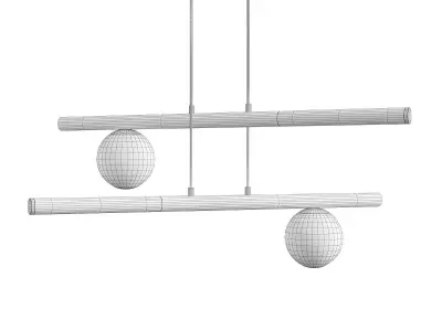Balance Chandelier Low-poly 3D model
