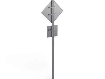 Street Sign 3D model get