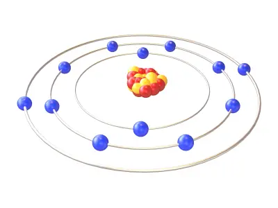 Magnesium Chemical Element v1 001 Low-poly 3D model