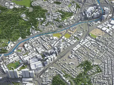 Kuala Lumpur 3D Model Pack