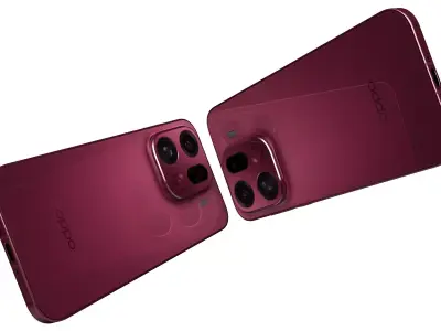 OPPO Find X9 Pro Light Red 3D model