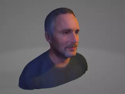 Character No 8  Not Rigged 3D model Low-poly 3D model