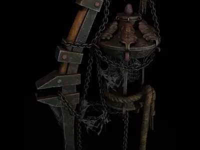 Vintage Medivel Latern 3D model