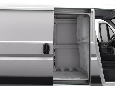 Iveco eSuperJolly L1H1 HQ Interior 2025 3D model