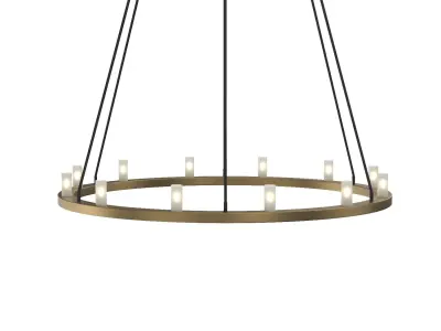 Rennes Round Chandelier 3D model