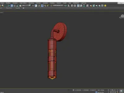 Mitzi Violet Long Wall Sconce Low-poly 3D model