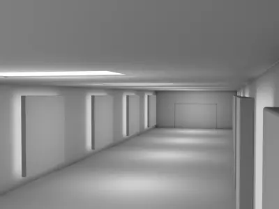 Sci Fi Corridor 3D model