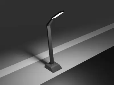 Street Lump 2 Free 3D model