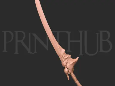 Raizan Sword Level 2  Onimusha Fan Art  Cosplay STL File 3D print model