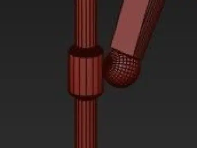 Bec Brittain Helix Floor Lamp 3D model