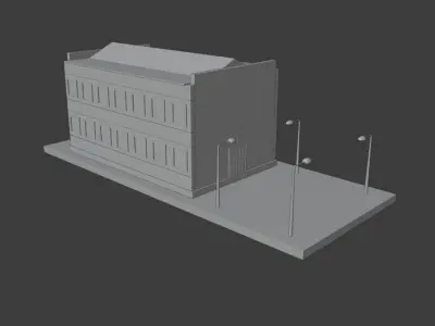 Panel House 3D model