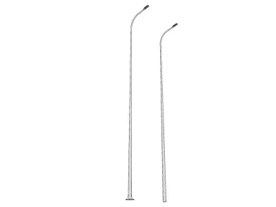 Light Pole - Lamp Post 17 3D model