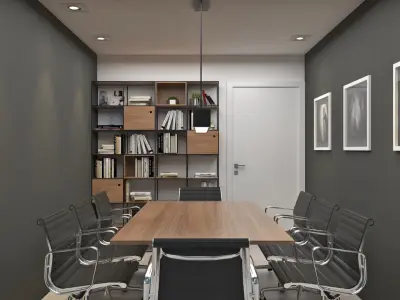 Law Office made with sketch up  3D model