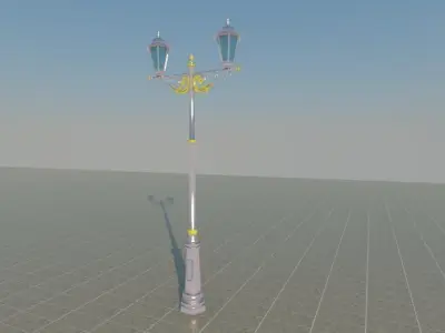 lampposts street lamp COLLECTION 3D model