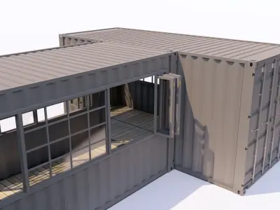 Cargo Container 1 3D model