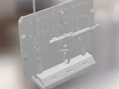 Weapon Rack Low-poly 3D model