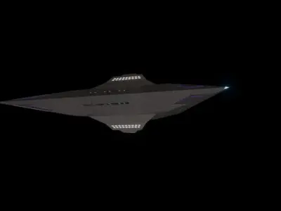 Triangle UFO -concept 2- 3D model