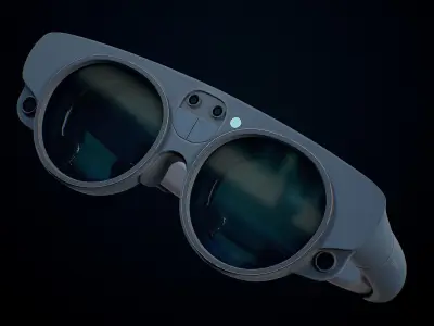 Magic Leap 2 VR AR Glasses PBR Low-poly 3D model