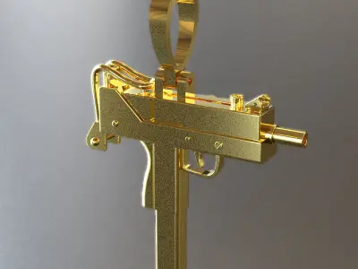MAC 10 Pendant  3D print model