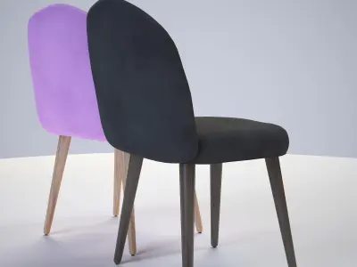 Chair ar vr optimized Low-poly 3D model
