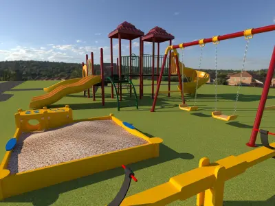 playground 3D model