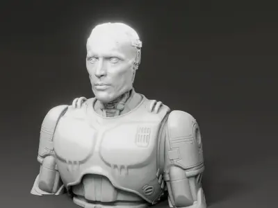 Peter Weller - Alex Murphy - Robocop 3D print model