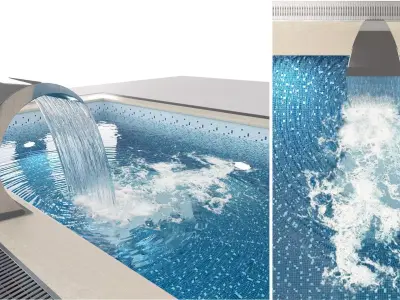 Swimming pool 1 3D model