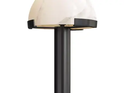 Black White Dome Table Lamp Liang and Eimil Holmes Low-poly 3D model