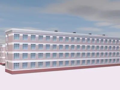 IT Centre Low-poly 3D model