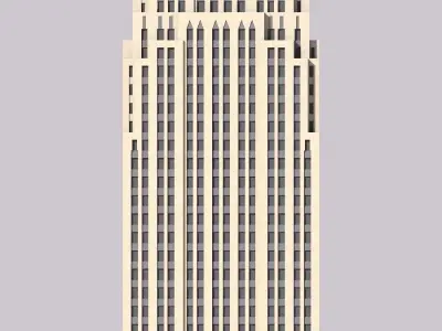 First National Center Oklahoma City 3D print model