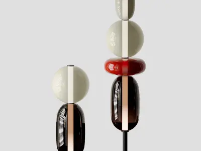 PEBBLES FLOOR LIGHT from Bomma 3D model