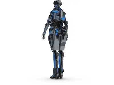Sci-Fi Female Character 1 3D model