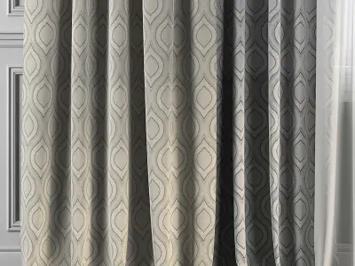 Curtain Set 183 3D model