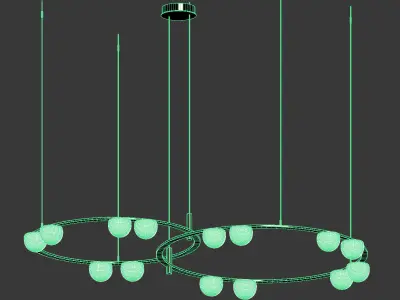 Luminaire ARCANUM CH DUO 3D model
