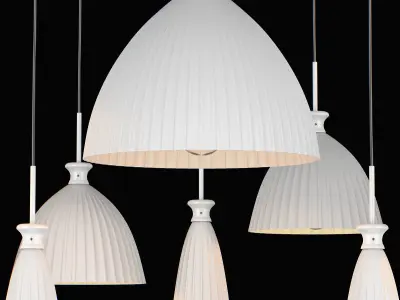 81022x Agola Lightstar Hanging Chandelier 3D model