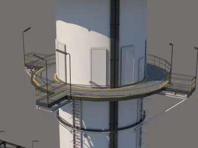 Factory Module 1 3D model