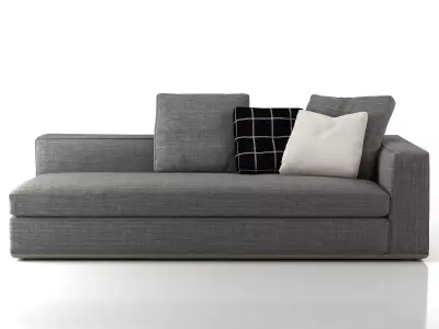 P S S sectional sofa 3D model